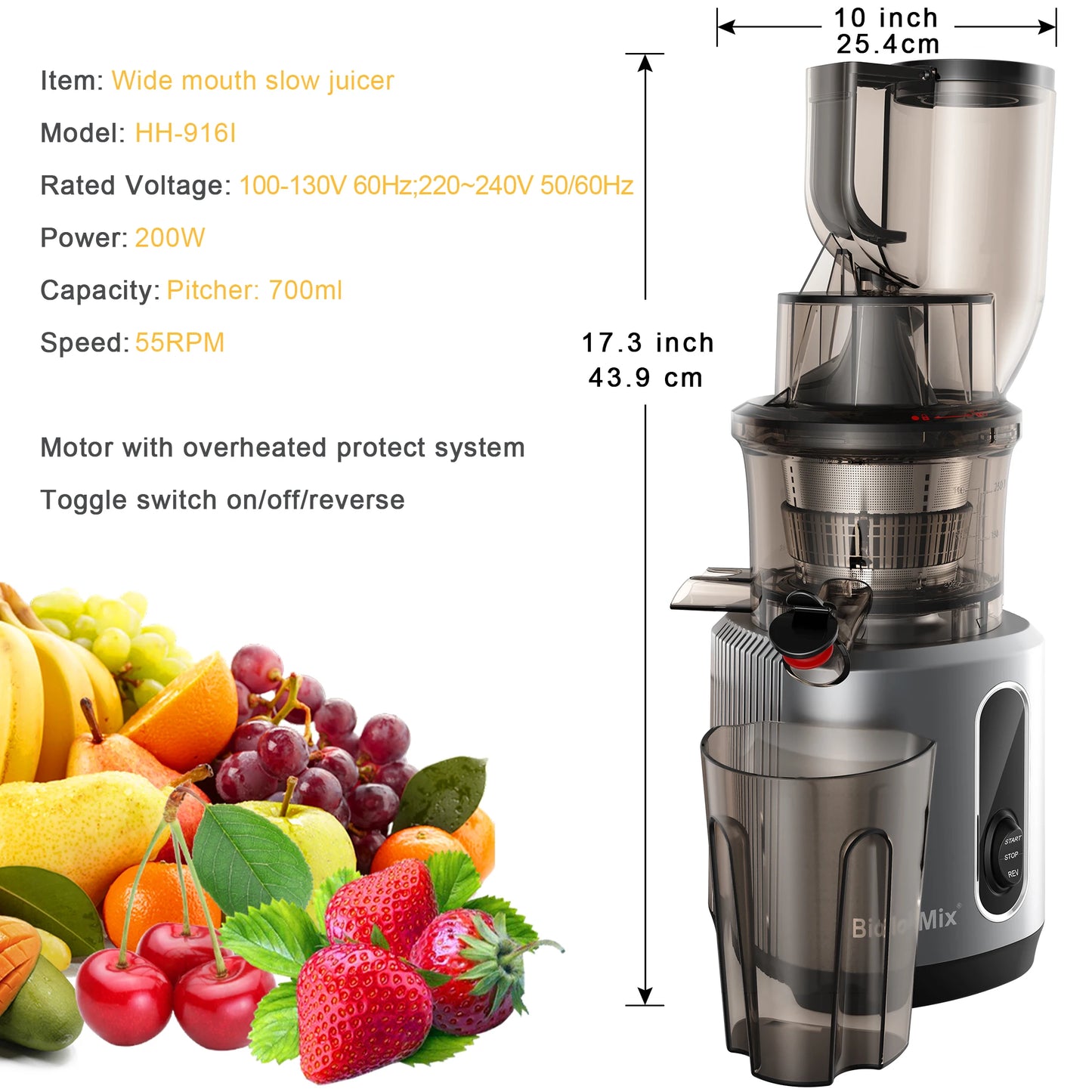 SmartBlend Cold Press Juicer