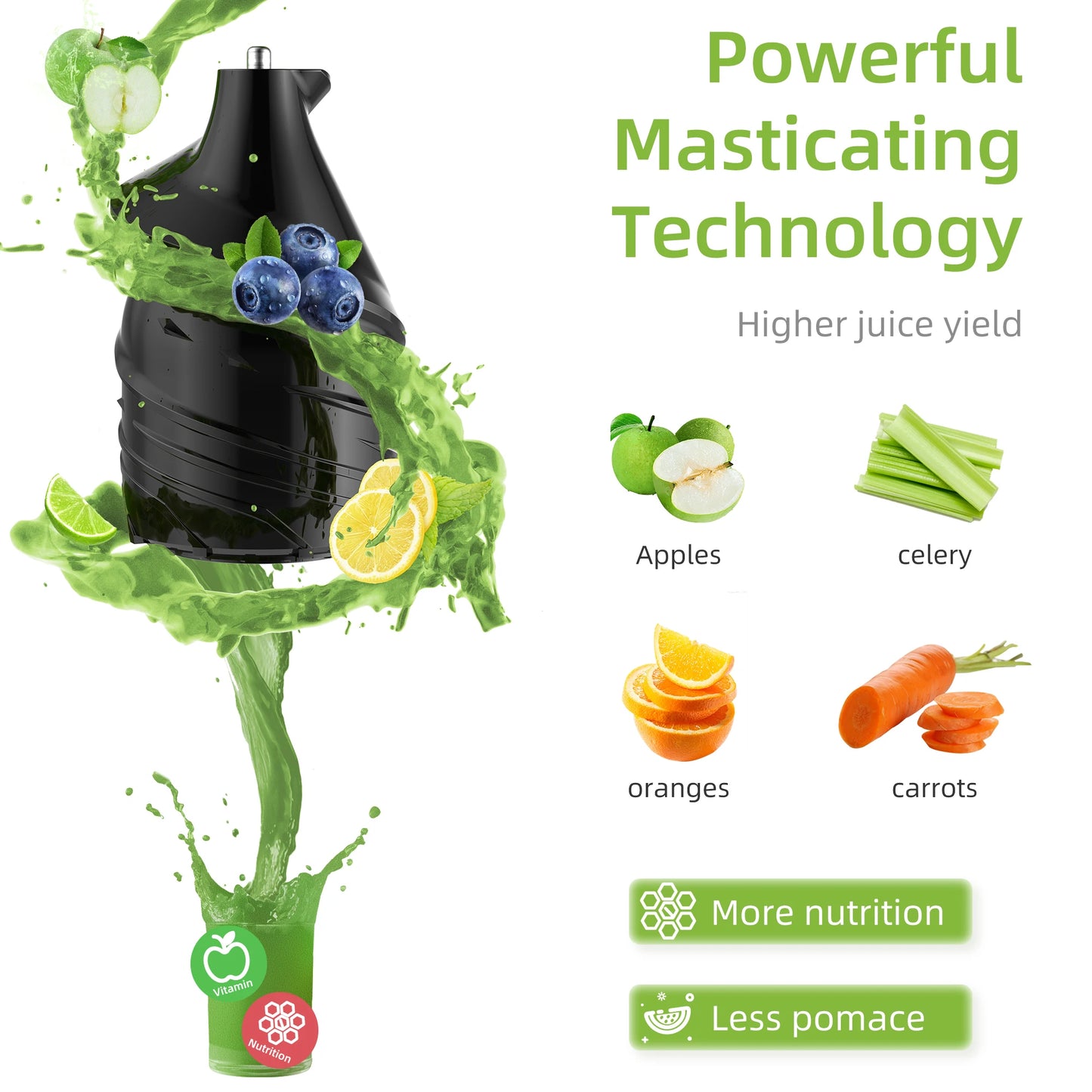 SmartBlend Cold Press Juicer